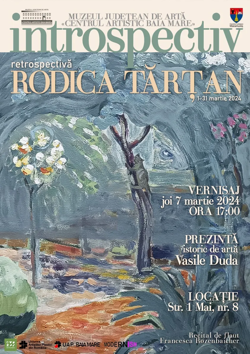 Expoziția Introspectiv - retrospectivă a activității artistei Rodica Tărțan
